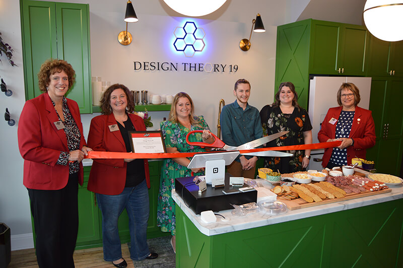 A ribbon cutting ceremony was held at Design Theory 19's new location in downtown Wausau on Wednesday, October 18, 2023.
