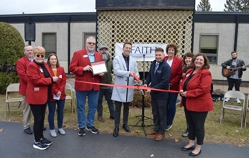 A ribbon cutting was held at Faith Christian Academy in Wausau on Friday, November10, 2023.