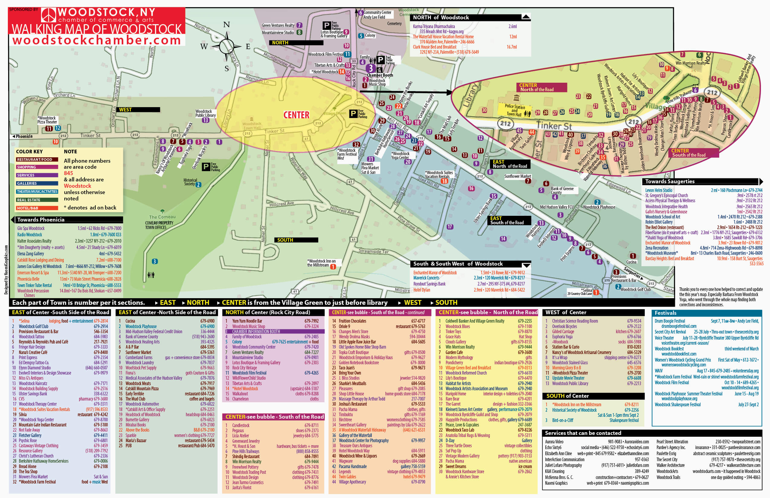 chamber walking map