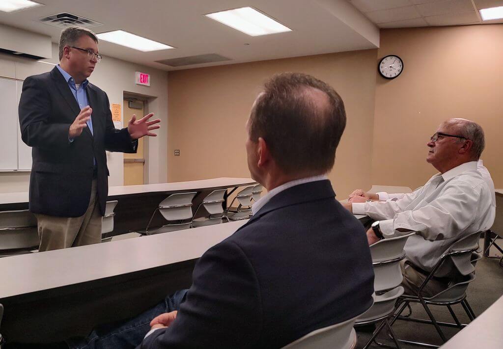 Brad Pfaff MeettheCandidate Event Eau Claire Area Chamber of Commerce