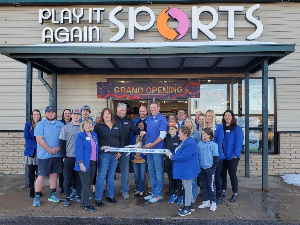 Ribbon Cutting Play it Again Sports Eau Claire Area Chamber of Commerce