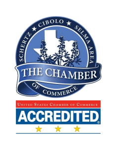 The Chamber Logo - White Bar
