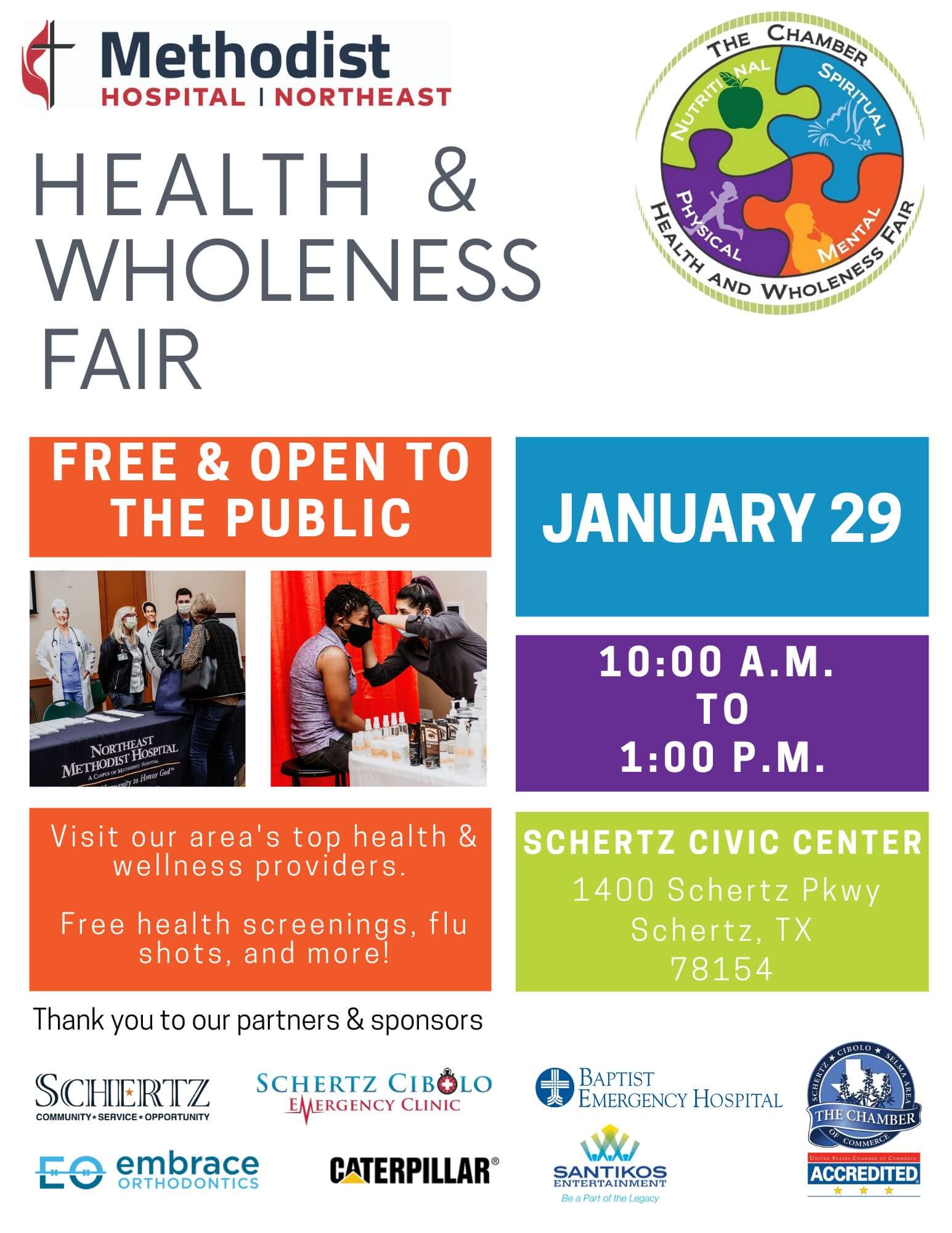 2022 Health and Wholeness Event Flyer