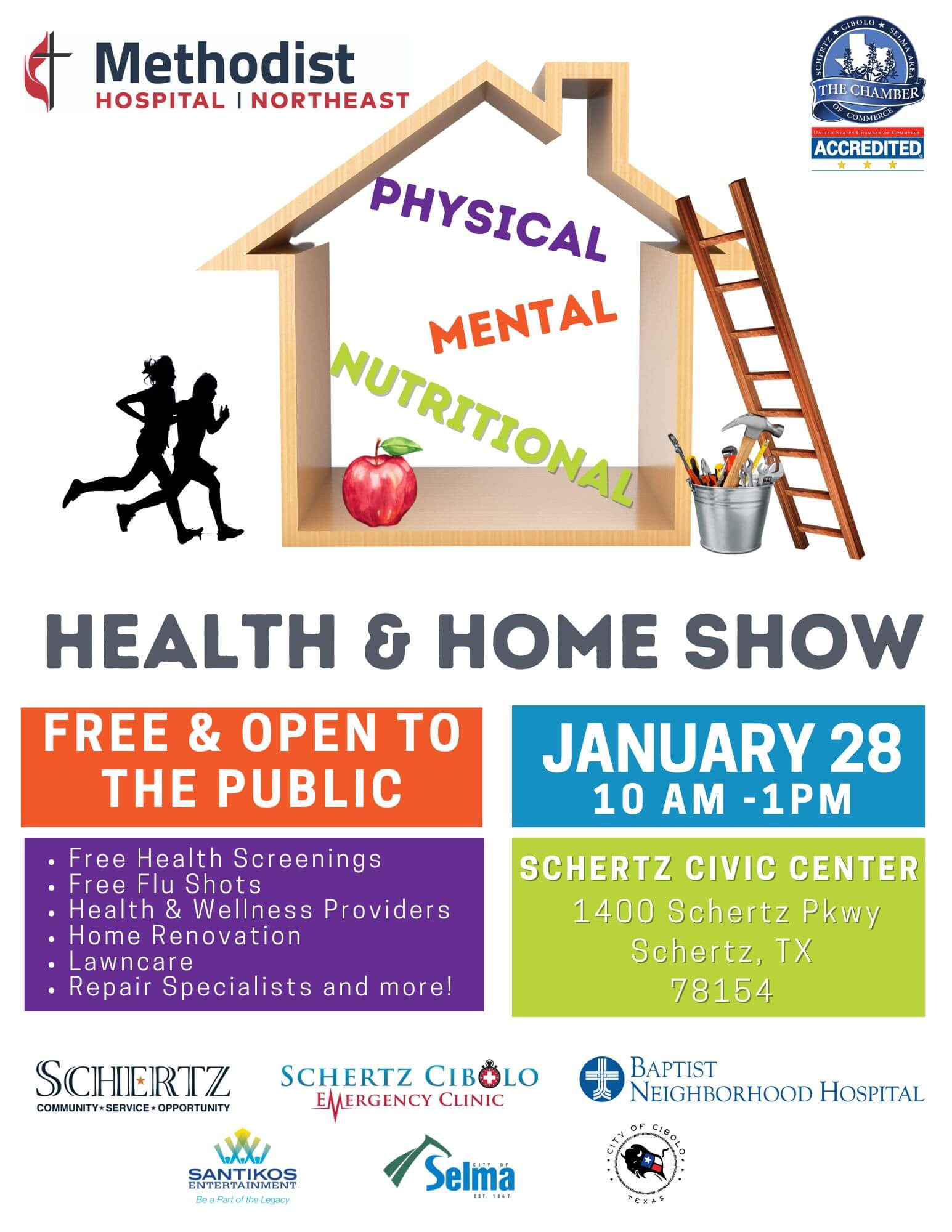 2023 Health and Home Show Event Flyer