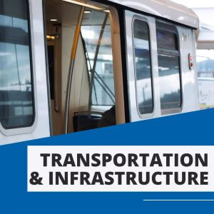 TRANSPORTATION &amp; INFRASTRUCTURE GRAPHIC