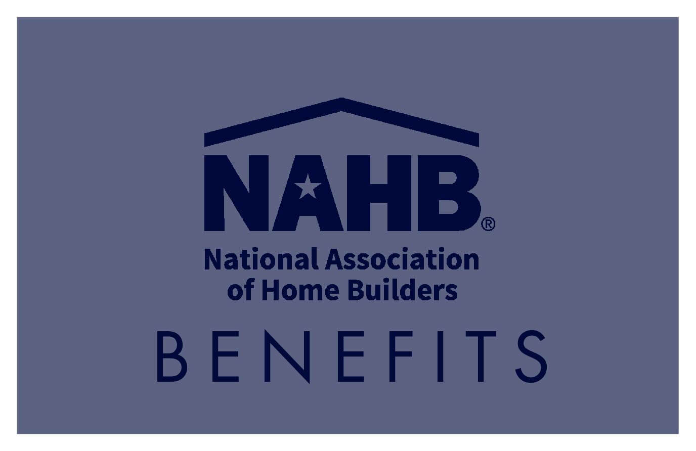 National Association of Home Builders Benefits graphic