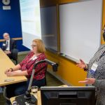 Presentations on environmental sustainability at the Iowa BioTech Showcase and Conference, Wednesday, March 2, 2022.