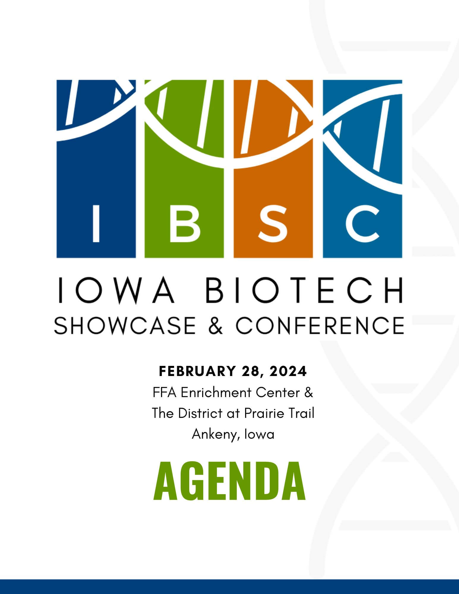 Iowa Biotech Showcase & Conference 2024 Agenda