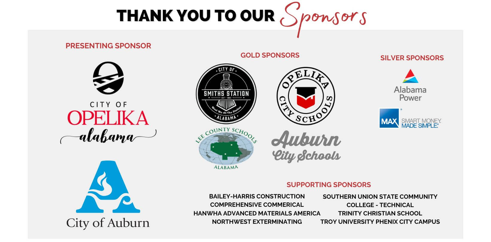 2023 Updated LCYL Sponsors