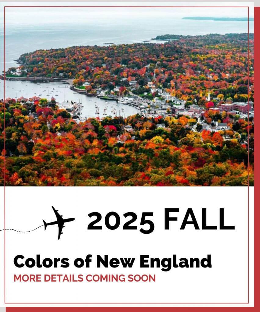Travel with the Chamber - Colors of New England Coming Soon