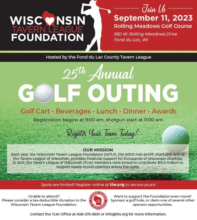 2023 TLW Golf Outing Graphic