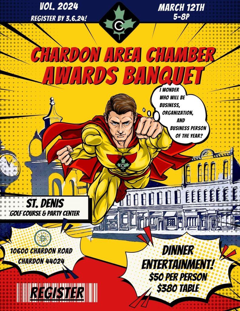 Annual Banquet and Awards Ceremony - Chardon Area Chamber of Commerce