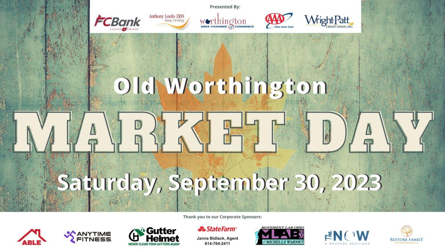 Old Worthington Market Day Worthington Area Chamber of Commerce OH