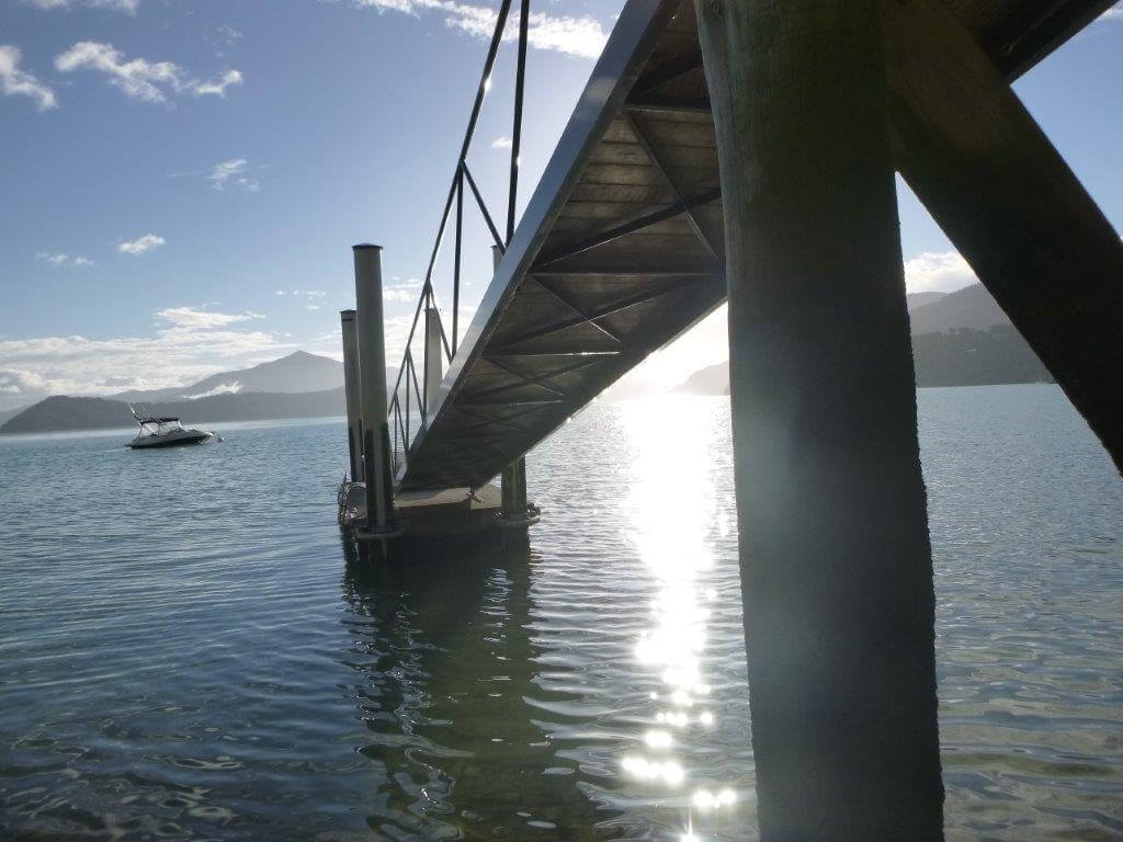 Pier overlooking a body of water
