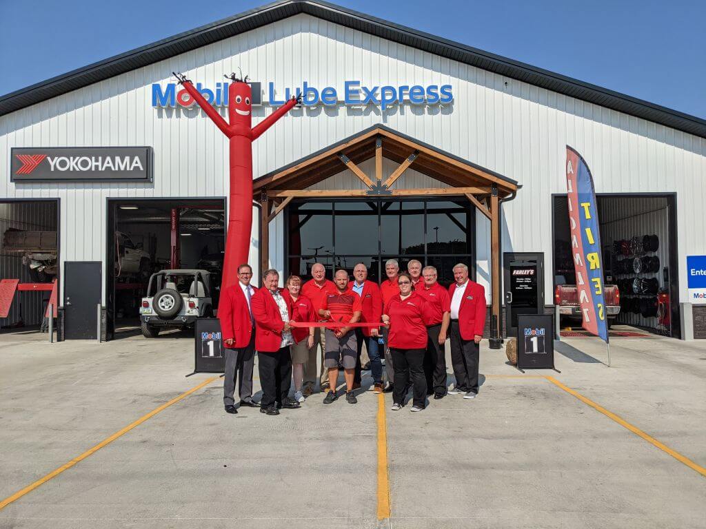 Ribbon Cutting at Farley's Wholesale Tire &amp; Express Lube
