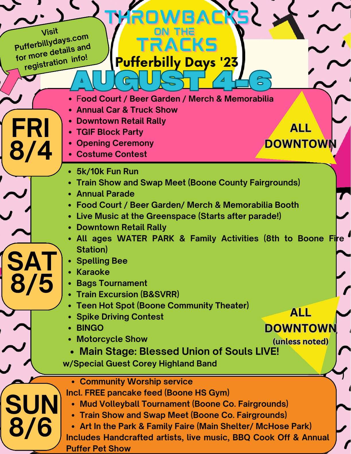 Yellow and Pink Retro Music Festival Program1