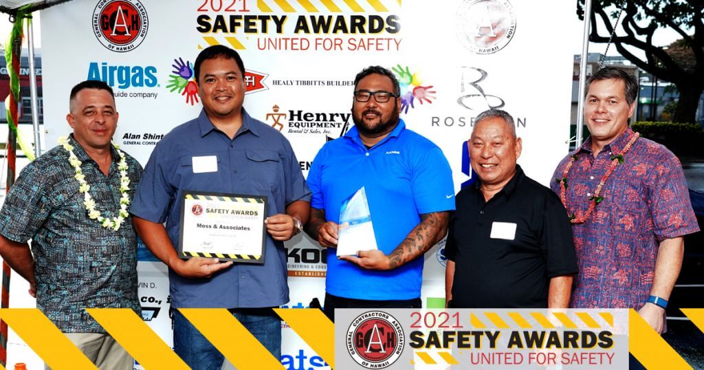 MOSS & ASSOCIATES: Building 50,000 to 109,999 - GCA Best in Category and Zero Incident Rate