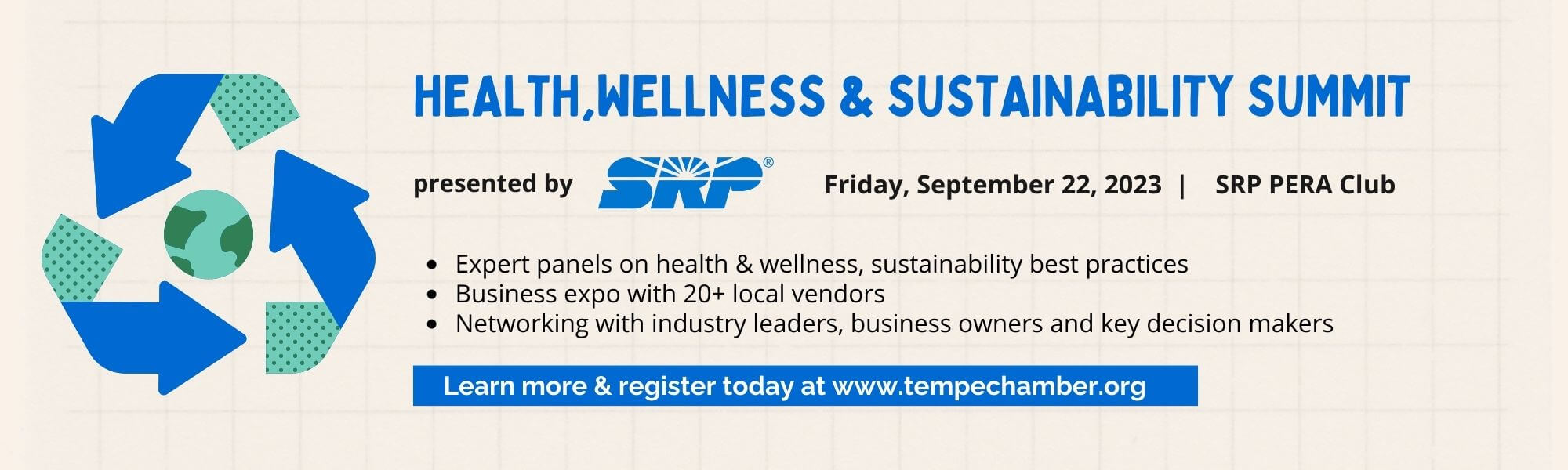Health, Wellness &amp; Sustainability Summit Banner HQ