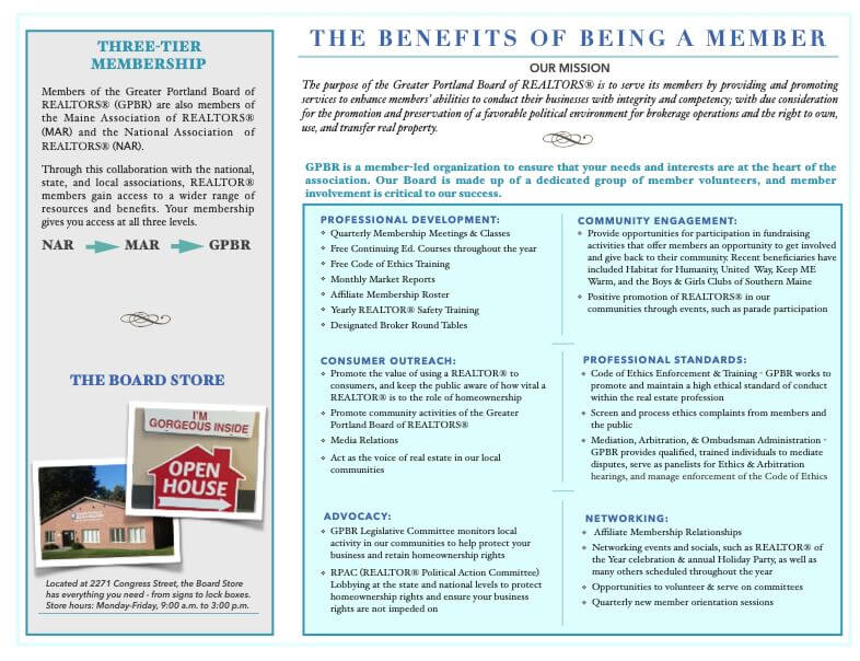 Benefits of Being a REALTOR® Member Brochure
