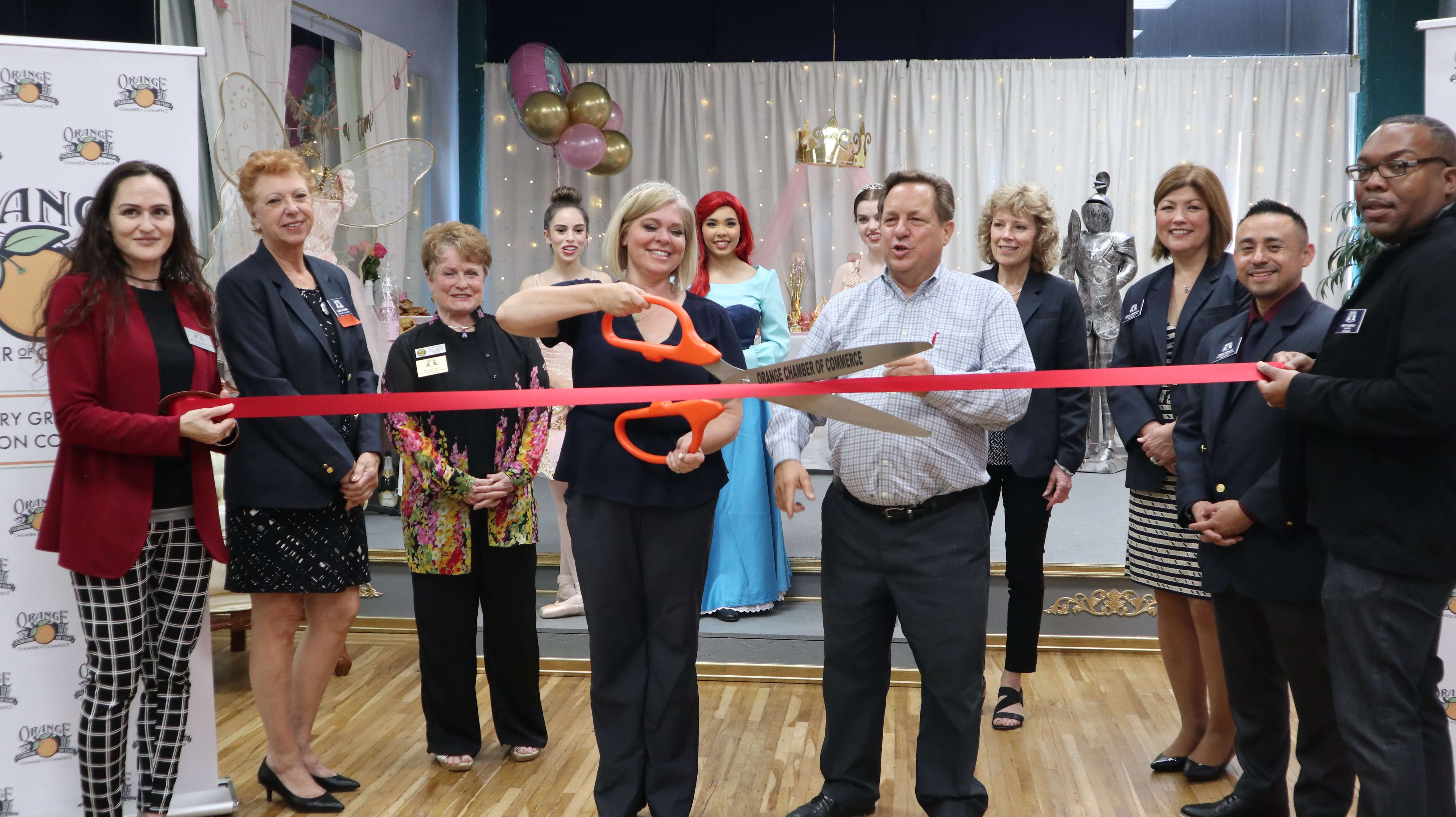 Orange Chamber of Commerce Storeybook Dance Ribbon Cutting in Orange, Orange County, California