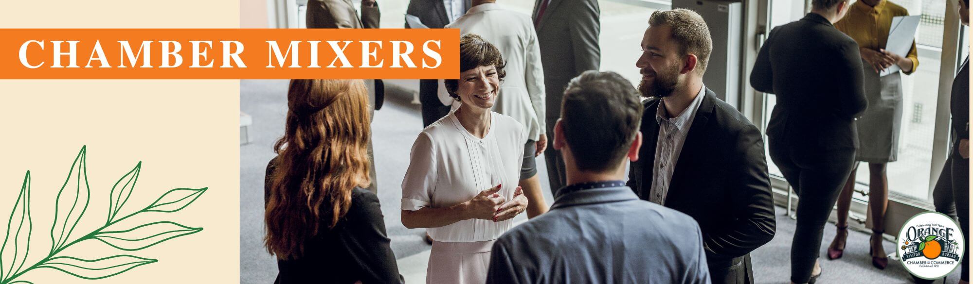 Orange Chamber of Commerce Chamber Mixer Website Banner