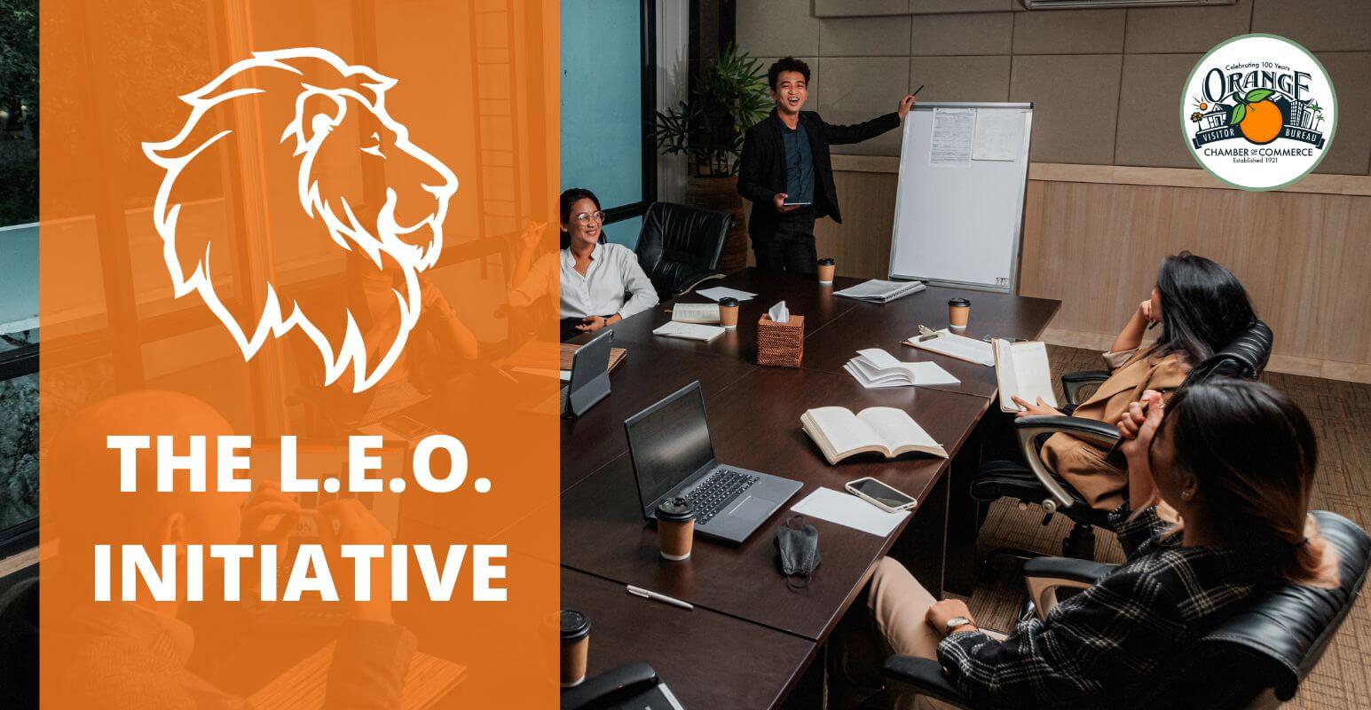 Orange Chamber of Commerce The L.E.O. Initiative Header Graphic