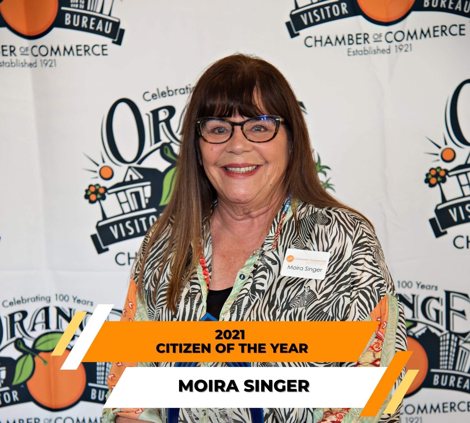 2022 State of the City 2021 Citizen of the Year Moira Singer