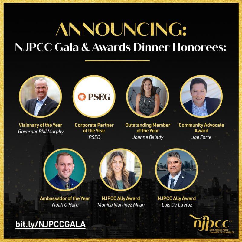 NJPCC Gala Awardees