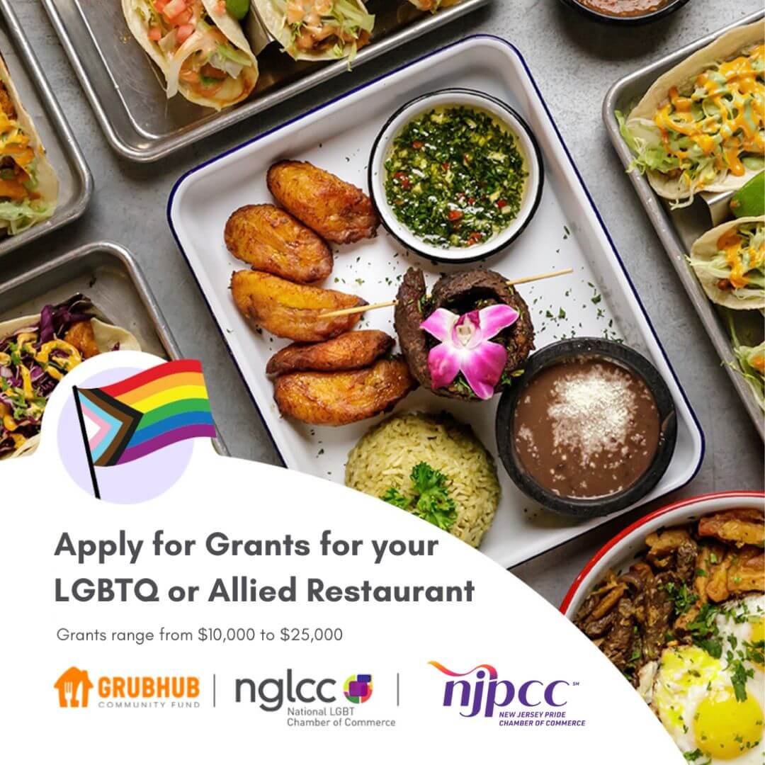 NJPCC teams with NGLCC and GrubHub to bring $1.5 Million in New Grants to LGBTQ+ and Allied Restaurants