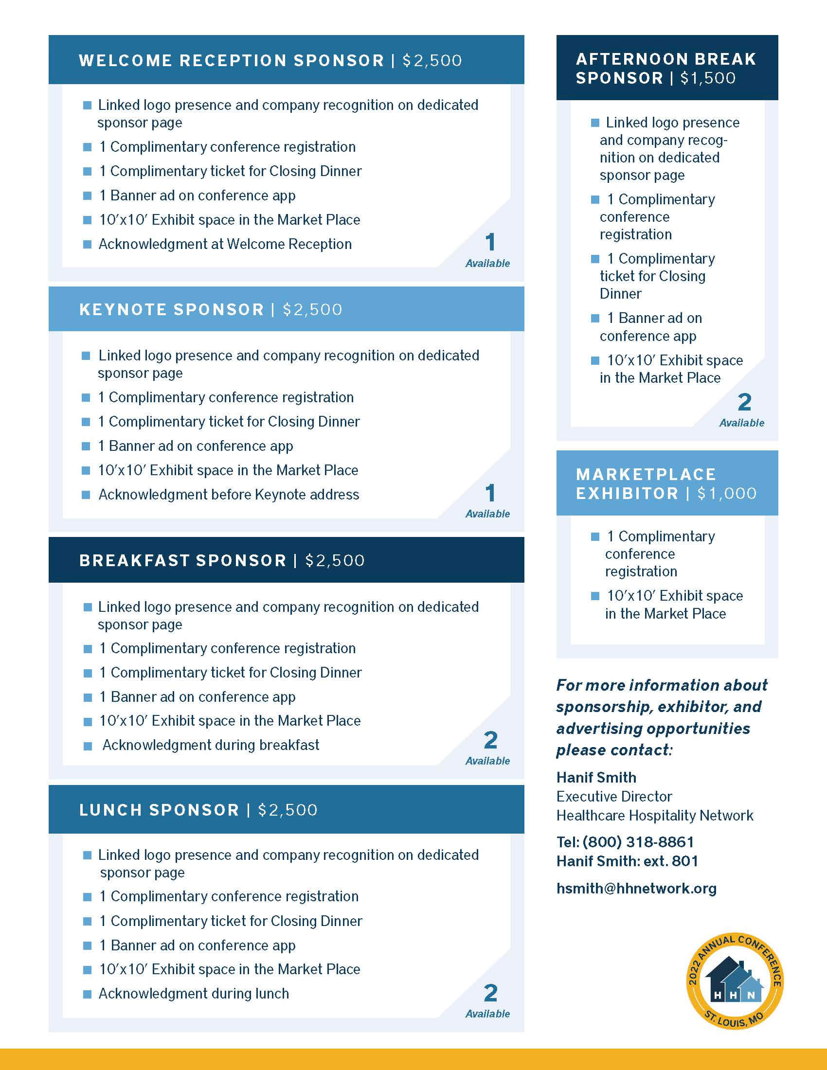 Annual Conference - Healthcare Hospitality Network
