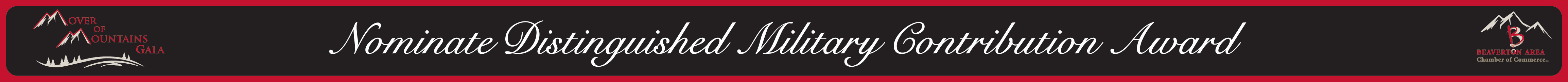 Nominate Distringuished Military Contribution Award Banner