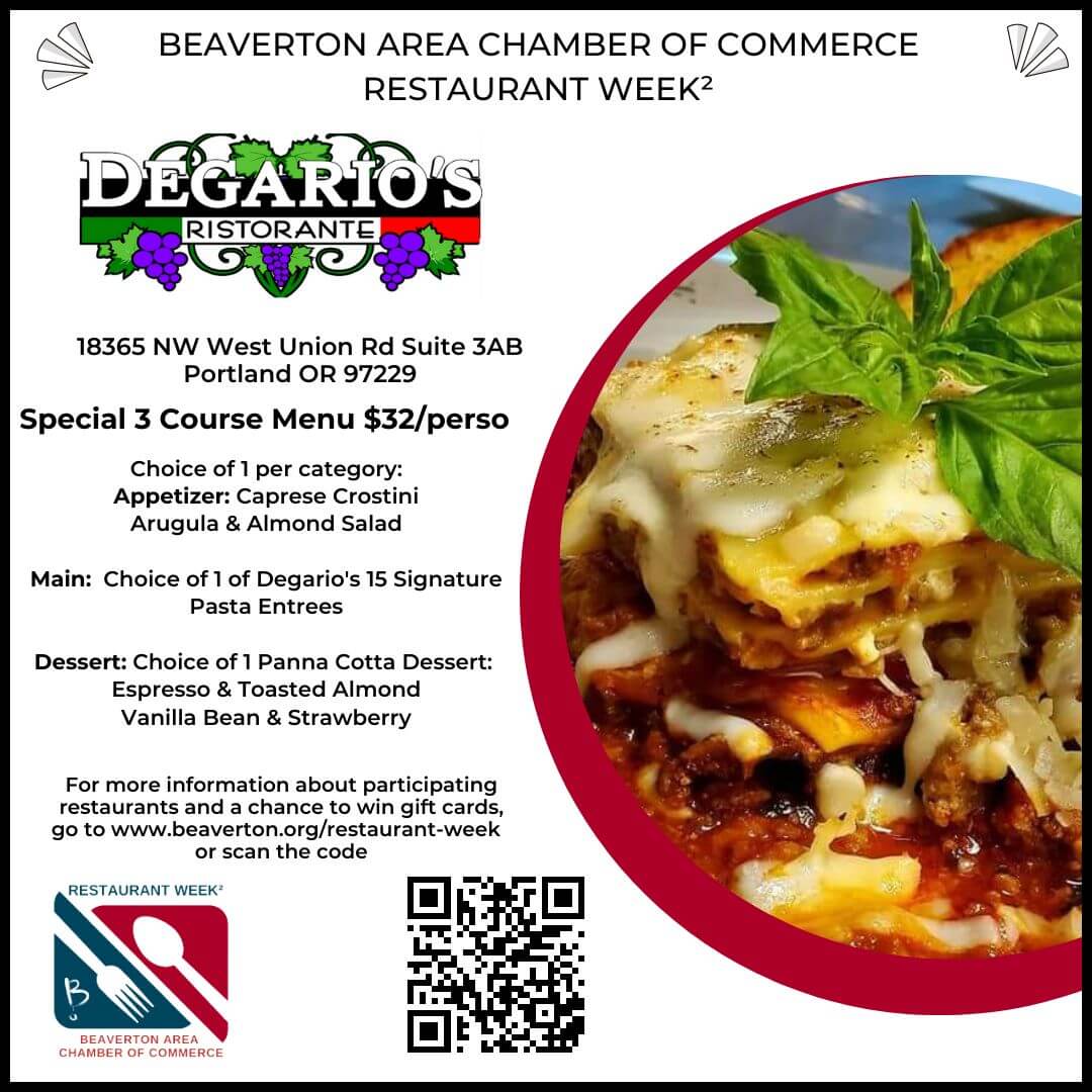 Degario's Ristorante Promo
