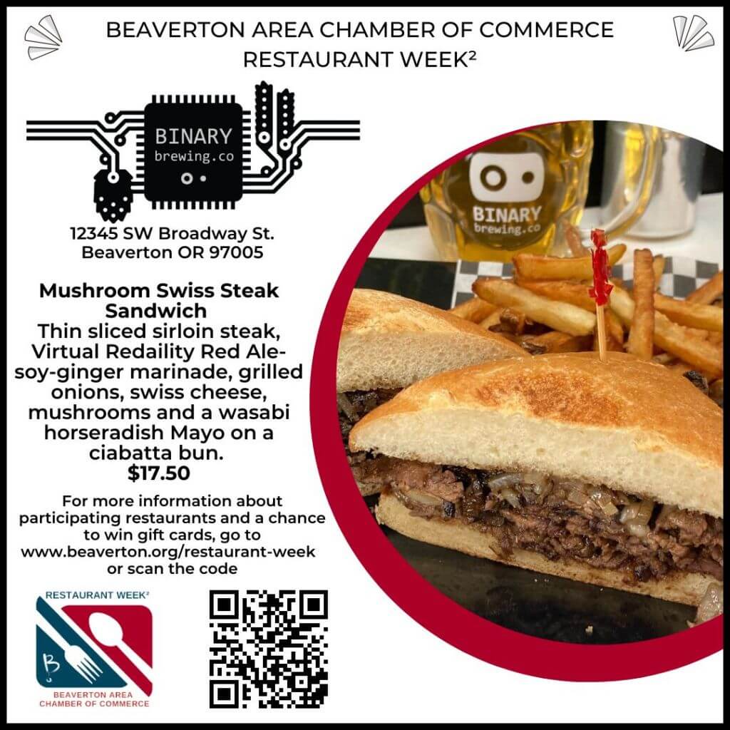 Restaurant Week Beaverton Area Chamber of Commerce