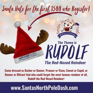 Santa Run Hat Ad