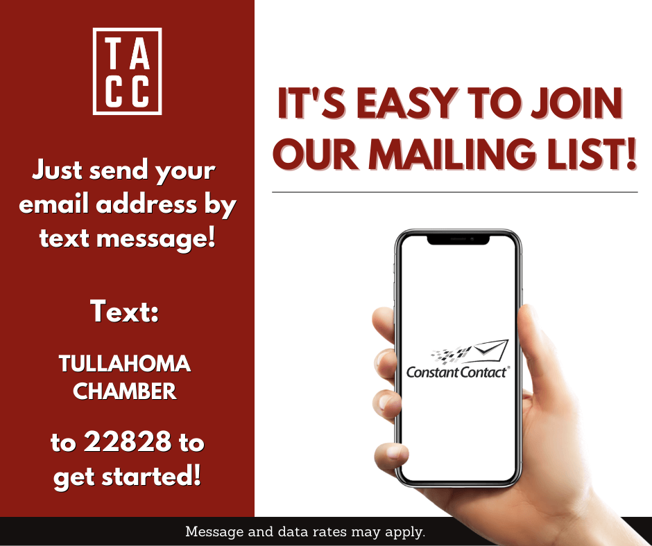 It's easy to join our mailing list!