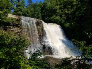 Muddy Creek Falls in the Summer