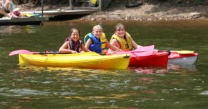 Kayaking Kids on Deep Creek Lake