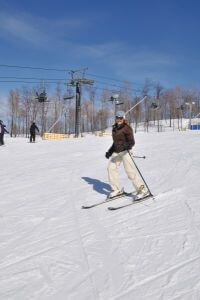 Skier at Wisp Resort