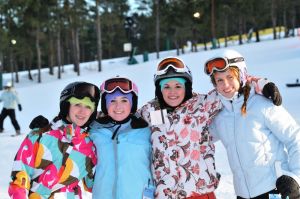 Girls in Winter at Wisp Resort