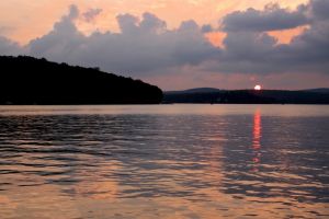 Deep Creek Lake Pink Sunset
