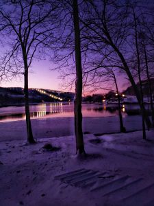 Purple Sunset of Wisp &amp; Deep Creek Lake