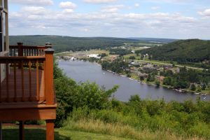Aerial View of Deep Creek Lake from a Rental Home