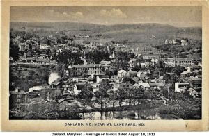 Oakland aerial dated 8-10-1921