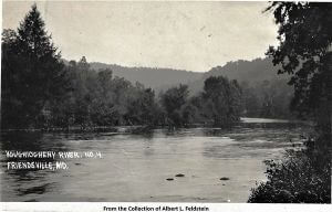 Youghiogheny River Historic Postcard, Friendsville