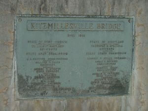 Kitzmillerville Bridge Builder's Plate