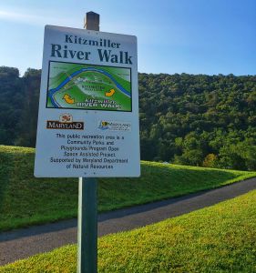Kitzmiller River Walk Sign