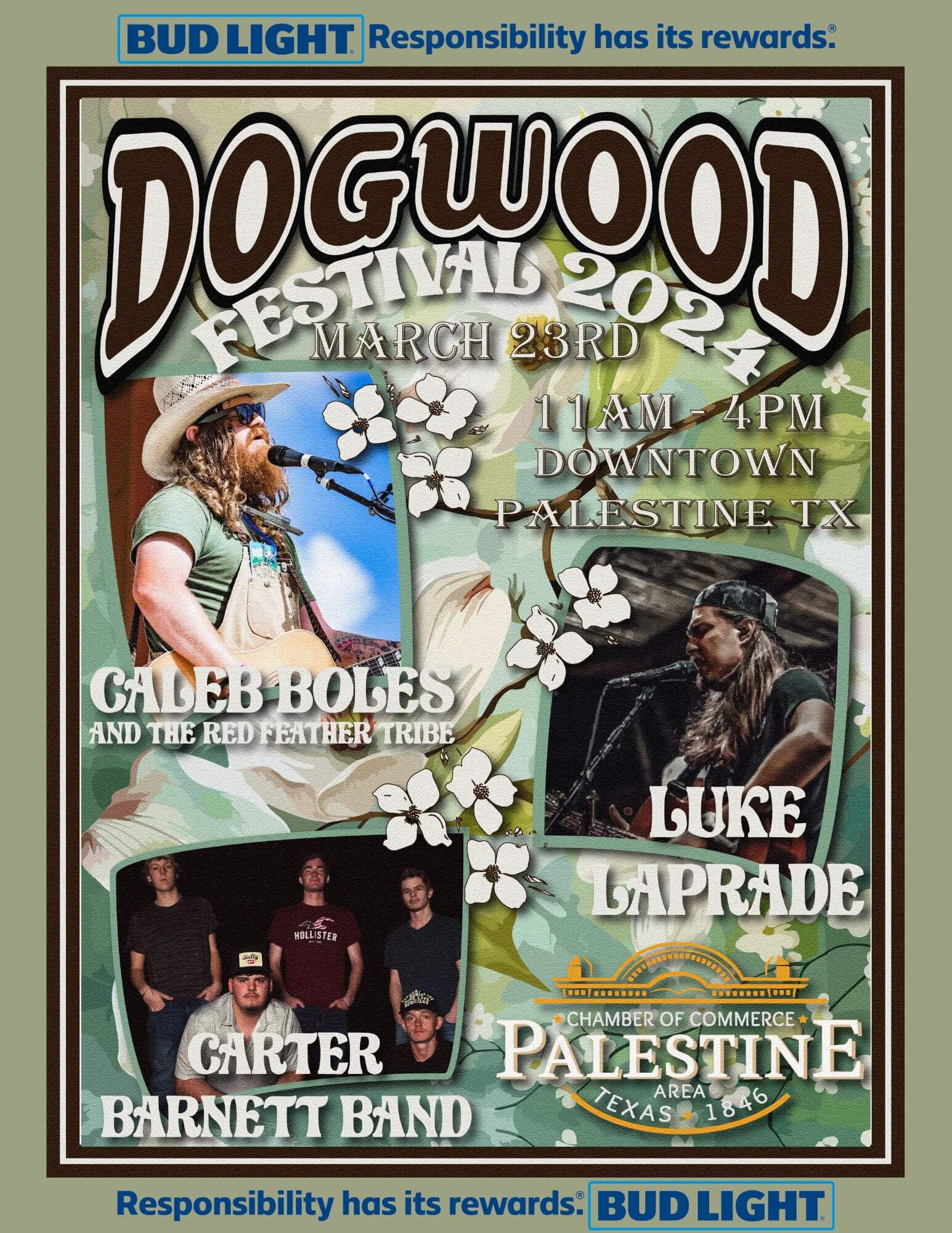 Dogwood Festival Music & Map Palestine Area Chamber of Commerce