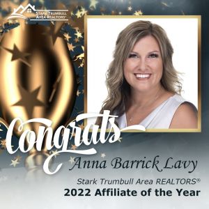 Affiliate of hte year Anna Barrick Lavy