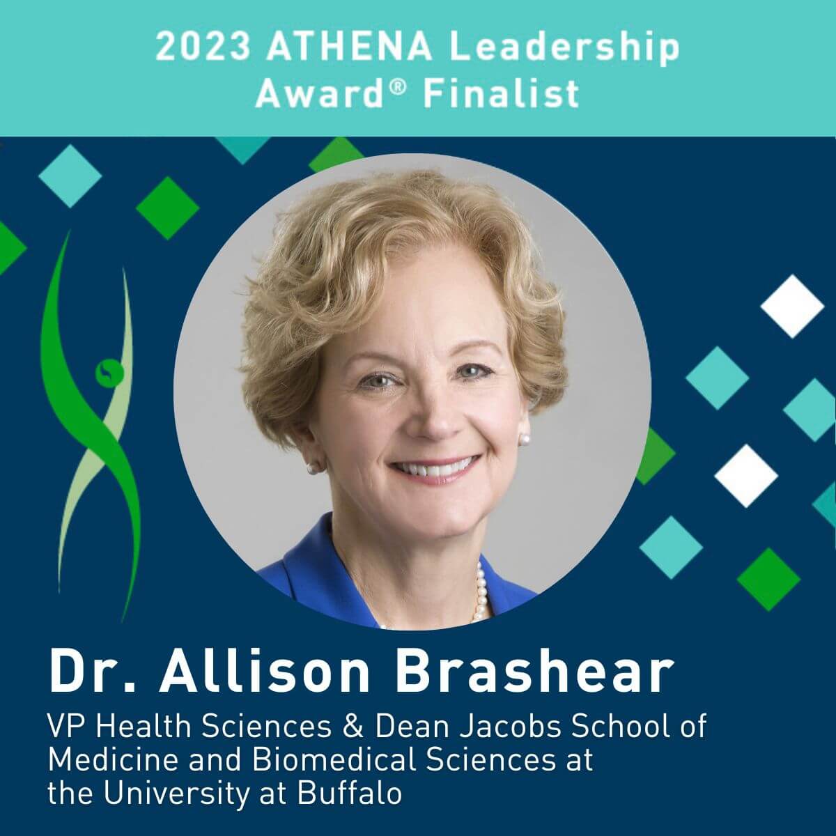 Introducing Dr. Allison Brashear, finalist for the 2023 ATHENA