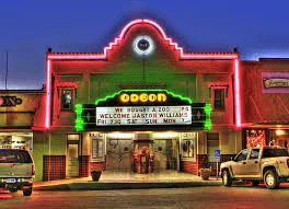 front of the Odeon Theater